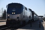 Eastbound "California Zephyr" makes its station stop